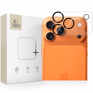 Apsauginis stikliukas kamerai Tech-Protect Cam Fit+ Apple iPhone 17 Pro Max skaidrus