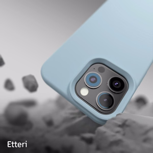 "Etteri" silikoninis magnetinis dėklas "iPhone 16 Pro Max" 6,9" šviesiai mėlynas