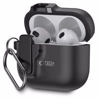 Tech-Protect Slim Hook dėklas AirPods 4 (m) - juodas