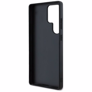 Guess Grained Big 4G Logo Small Classic Logo чехол Samsung Galaxy S25 Ultra розовый