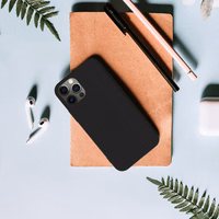 Tel Protect Liquid Air Case dėklas telefonui Iphone 12 Pro Max juodas