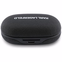 Karl Lagerfeld Saffiano Logo ENC TWS ausinės juodas