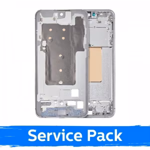 Vidurinis rėmas suderinamas su Samsung S721 S24 FE / sidabrinis / (Service Pack)