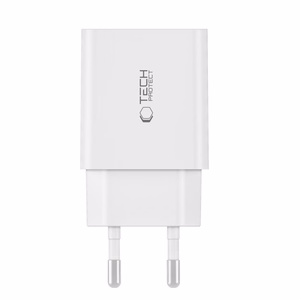 "Tech-Protect" NC30W USB-C PD 30W / USB-A QC 3.0 įkroviklis - baltas