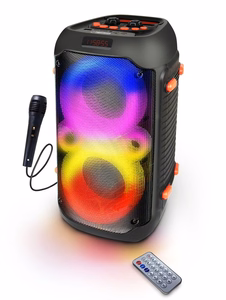Esperanza EP156 BT FM LED RGB KARAOKE garsiakalbis juodas 20W