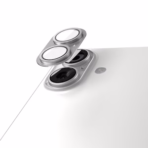 Etteri full camera lens guard for iPhone 17 sidabrinis