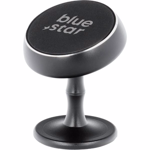 BLUE STAR magnetinis automobilinis laikiklis prietaisų skydeliui MID STICK, juodas
