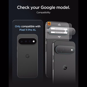Spigen Optik Pro HD 2 vnt. kamerų objektyvų grūdinto stiklo apsaugų rinkinys, skirtas Google Pixel 11 Pro XL