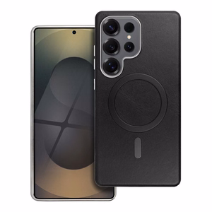 GENTLEMAN MAG COVER Dėklas telefonui, suderinamas su MagSafe SAMSUNG A56, juodas