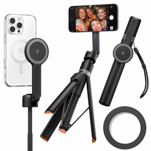 SPIGEN S581W MAGSAFE BLUETOOTH ASMENUKIŲ LAZDA-TRIKOJIS juodas