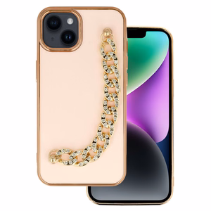 Madingas dėklas telefonui Iphone 14 dizainas 4 šviesiai rožinė