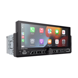 Krüger&Matz KM2017 – 1-DIN automobilinis radijas su CarPlay ir Android Auto