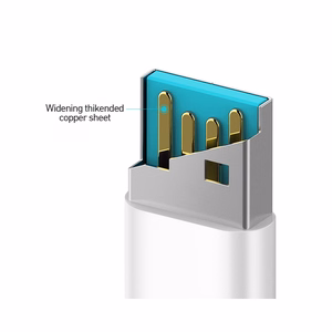 BWOO kabelis USB - Lightning 1m 3A baltas X172L