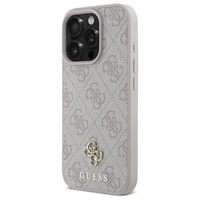 Guess 4G Small Classic Magnetinis dėklas telefonui iPhone 16 Pro Max - rožinė