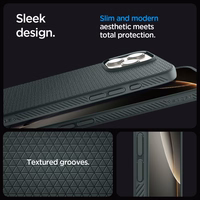 Spigen Liquid Air dėklas telefonui iPhone 16 Pro Max - žalias