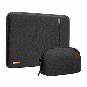 Nešiojamojo kompiuterio įmautės rinkinys 14'' Tomtoc Defender-A13 (juoda)