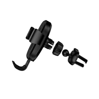 "Devia" automobilinis laikiklis "Gravity" su belaidžiu indukciniu įkrovikliu, juodas 10W oro ventiliacijos anga