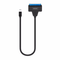SAVIO AK-69 adapteris USB-C 3.1 Gen 1 (M) - SATA (F), skirtas 2,5 colio diskams