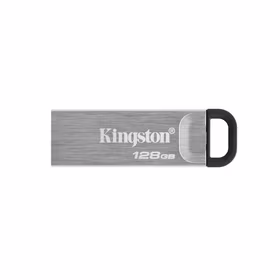 Kingston Technology DataTraveler Kyson USB atmintukas 128 GB USB A tipo 3.2 Gen 1 (3.1 Gen 1) Sidabras