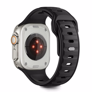 TECH-PROTECT ICONBAND LINE APPLE WATCH 8 / 9 / 10 / 11 / SE / ULTRA (44 / 45 / 46 / 49 MM) juodas/juodas