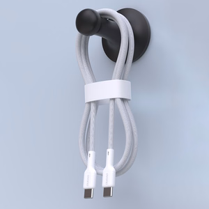 Dudao L9C 65W USB-C - USB-C kabelis 2m - baltas