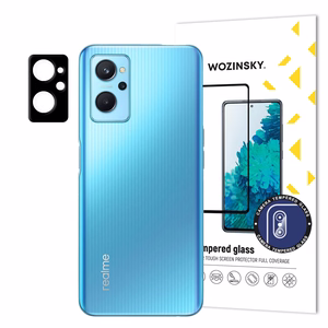 Wozinsky pilnas kameros stiklas 9H grūdintas kameros stiklas Realme 9i telefonui