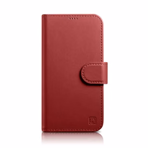 iCarer Wallet Case 2in1 Cover iPhone 14 Pro Max Leather Flip Cover Anti-RFID Red (WMI14220728-RD)