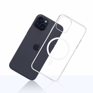 3mk Skaidrus Magnetinis dėklas Apple iPhone 15 Plus - skaidrus