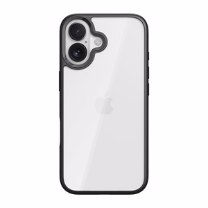 Rock Guard Lens Protection Series dėklas skirtas iPhone 17 skaidrus juodas