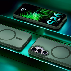 Samsung Galaxy S26 - 3mk Smoke MagCase Green