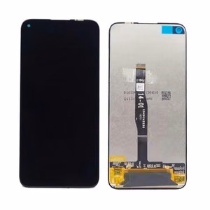 LCD ekranas Huawei P40 Lite/Nova 6 SE/P20 Lite 2019/Nova 5i su lietimo ekranu juodas ORG