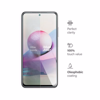 Apsauginis stiklas (m) - mėlynas (m) - XIAOMI Redmi Note 10s