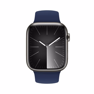 Crong Liquid dirželis, skirtas Apple Watch 44 / 45 / 46 / 49 mm, tamsiai mėlynas