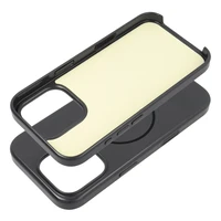 Premium blizgus magnetinis dėklas su kamera valdymo mygtuku, suderinamas su MagSafe, IPHONE 16 PRO MAX juodas