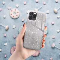 SHINING dėklas telefonui XIAOMI Redmi Note 14 Pro Plus 5G sidabrinis