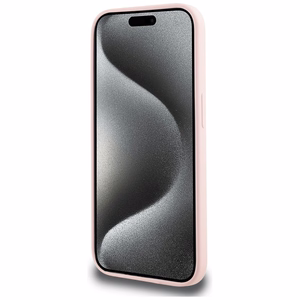Karl Lagerfeld silikoninis Karl&Choupette Magnetinis dėklas telefonui iPhone 14 Pro Max - rožinis