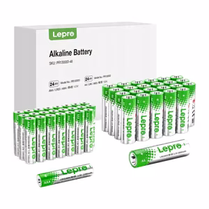 LEPRO 130003-48 AA/AAA šarminės baterijos, 48 vnt. pakuotė