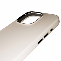 Puro Icon Mag Pro Magnetinis silikoninis dėklas telefonui iPhone 16 Pro - smėlio spalvos