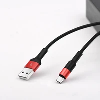 Kabelis USB A į USB C Hoco 2A 1 m X26 juodas ir raudonas