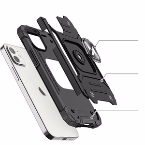 Wozinsky Ring Armor IPHONE 14 MAX Black