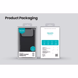 Nillkin Super Frosted Shield Pro dėklas, skirtas iPhone 17 Pro Max, tamsiai žalias