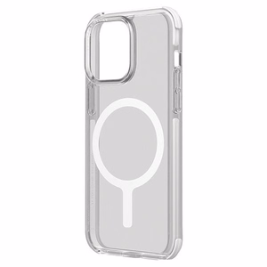 Uniq Combat Magclick įkrovimo dėklas telefonui iPhone 15 Plus - baltas