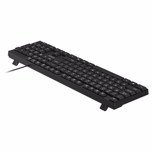 Savio KB-01 klaviatūra namams/biurui USB QWERTY US English juoda