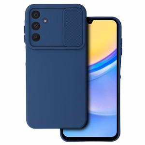 Camshield Soft dėklas telefonui Samsung Galaxy A15 4G/5G tamsiai mėlynas