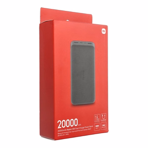 XIAOMI IŠORINĖ BATERIJA 20000MAH 18W JUODAS BOX