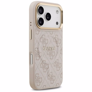 Guess 4G PU Classic Logo MagSafe Case for iPhone 17 Pro - Pink