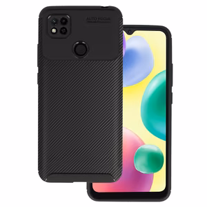 Vennus Carbon Elite dėklas telefonui Xiaomi Redmi 10A, juodas