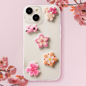 3D Sticker rožinis blossom 5pcs set
