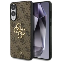 Guess Big 4G Logo Classic Logo dėklas Samsung Galaxy S25 Edge - rudas