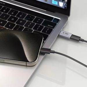 Tech-Protect UltraBoost USB-C (male) / Lightning (female) adapteris - pilkas